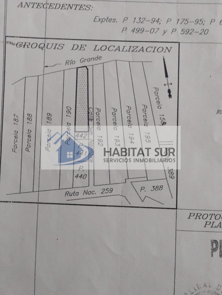 TERRENO DE 1Ha EN LOS CIPRESES PROV CHUBUT